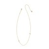 Kendra Scott 14K Gold Over Brass Mini "T" Initial Pendant Necklace - Gold - 2 of 3