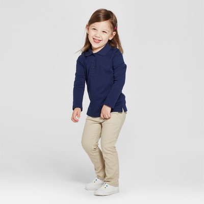cat and jack long sleeve polo
