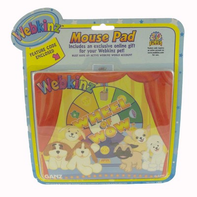 Plush 7.75 In Mouse Pad Webkinz Wheel Wow Game Plush Figurines
