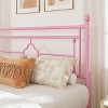 Allewie Metal Platform Bed Frame with Victorian Vintage Headboard and Footboard/Mattress Foundation/Under Bed Storage/No Box Spring Needed/Noise-Free/Easy Assembly - 4 of 4