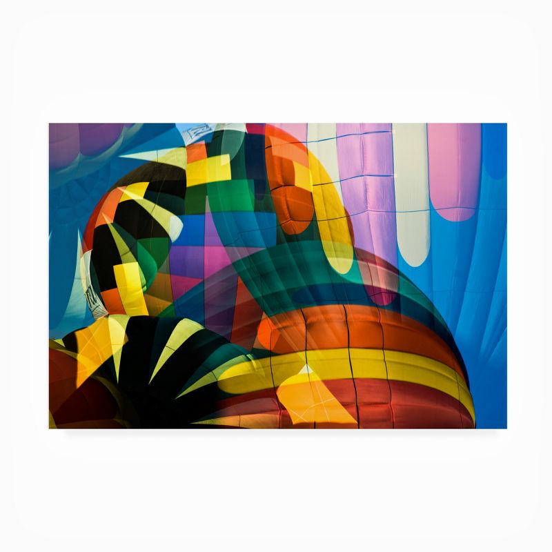 Jerry Berry Hot Air Balloons Color Outdoor Canvas Art, 3 of 8
