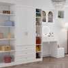 Famapy LED Mirror Armoire Closet Cabient with Tempered Glass and Bathroom Wardrobe Organizer - 4 of 4