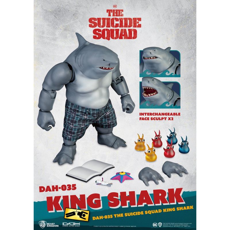 The Suicide Squad King Shark Nanaue(Dynamic 8ction Hero), 1 of 5