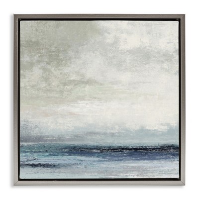 Stupell Industries Rainy Sea Shoreline Abstract, 18" x 18"