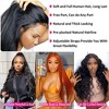 Jessie's Wig Straight Human Hair Wig 13X4 Lace Frontal Dark Black 18Inch 1 Pc/Pack - 2 of 4