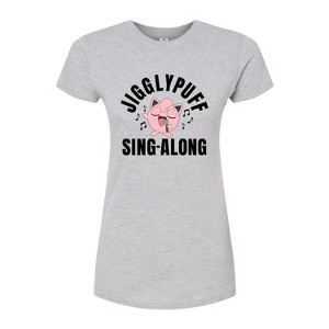 Women's - Pokémon - Jigglypuff Sing Along Fitted Graphic T-Shirt - 1 of 3