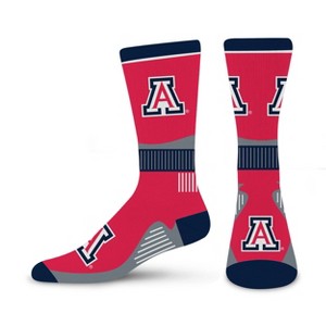 NCAA Arizona Wildcats Large Crew Socks - 1 of 3