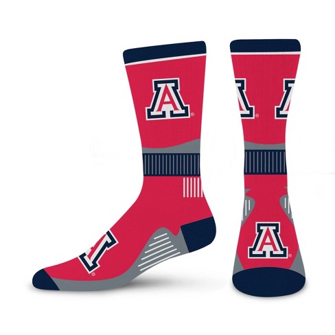 NCAA Arizona Wildcats Large Crew Socks - image 1 of 3