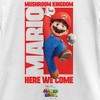 Girl's The Super Mario Bros. Movie Mario Mushroom Kingdom Here We Come T-Shirt - 2 of 4