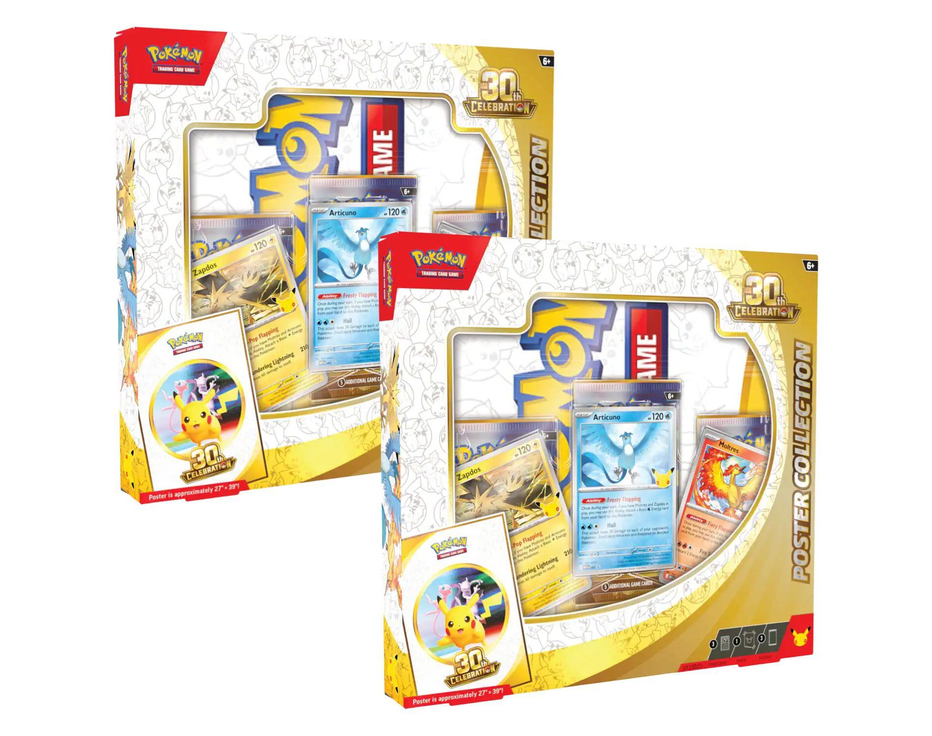 Pokemon 30th Celebration Poster Collections (2-Pack)