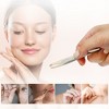 Unique Bargains Thread Stainless Steel Eyebrow Tweezers Rose Gold Tone 2 Pcs - 3 of 4