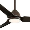 54" Minka Aire Modern Outdoor Ceiling Fan with LED Light Remote Control Kocoa Etched Opal Glass Wet Rated for Patio Exterior Barn - 3 of 4