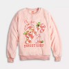 Seven Times Six Strawberry Shortcake Sweatshirt Women's Sweet List Fleece Pullover Pink - 4 of 4