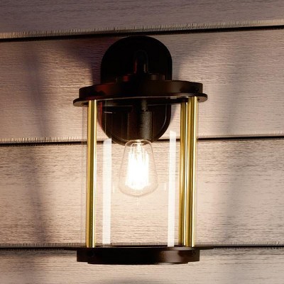 Urban Ambiance Luxury Vintage Outdoor Wall Light,  16-1/2"H x 9-3/4"W,  Architectural Bronze, UHP1090