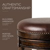 Maven Lane Pullman Backess Kitchen Stool with Vegan Leather Upholstery - image 4 of 4