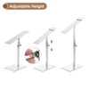 Unique Bargains Adjustable Height Metal Stainless Steel Shoe Display Stand 2 Pcs - 3 of 4