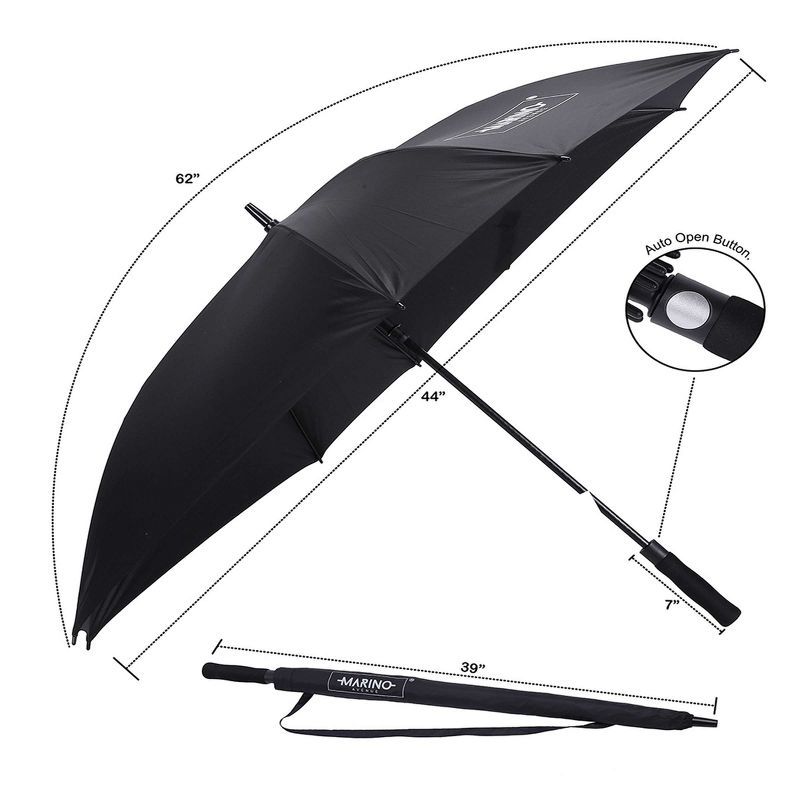 Mio Marino | Extra Large 62"  Automatic Open Golf Umbrella, 2 of 6