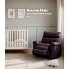Grey Oversized Recliner Chair - Faux PU Leather Manual Recliner - 1.5X Sponge Filling Comfortable Lazy Chair for Relaxation - 4 of 4