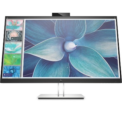 HP E27d G4 27 Inch WQHD Desktop Monitor IR Webcam IPS 300nit 5ms 75Hz Pivot Anti-glare Low Blue Light Mode HDMI DisplayPort - Manufacturer Refurbished