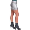 YMI Women's Hyperstrech 5 Pocket Metallic Micro Mini Skirt - 4 of 4