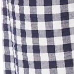 navy gingham