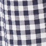 navy gingham