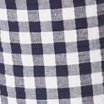 navy gingham