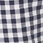 navy gingham