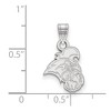 Black Bow Jewelry 10k White Gold Coastal Carolina Chanticleers NCAA Small Pendant - 2 of 3