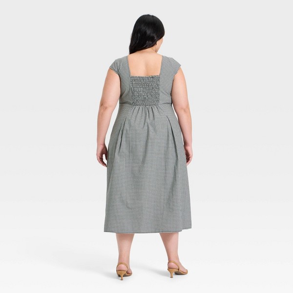 Vestido midi corsé de manga corta para mujer - A New Day™ 4