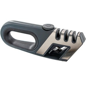 5 Star Super Deals Handheld Knife Sharpener - Multi Function Kitchen 4 in 1 w/ Adjustable Ceramic, Tungsten Steel, Diamond Rod & Scissor Sharpener - 1 of 4