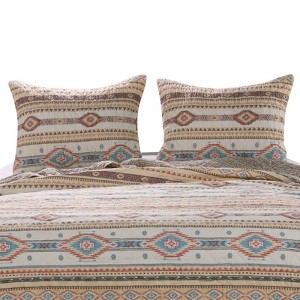 Greenland Home Fashions Phoenix Tan Sham, 20x26 Inches - 1 of 2