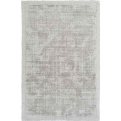 Mark & Day Les Lilas 4'x6' Rectangle Loomed Indoor Area Rugs Light Gray: Handwoven Viscose, Stain-Resistant, Modern Decor