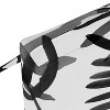 18" x 18" Outdoor Seat Cushion Cali Palm Black/White - Skyline Furniture: Removable Zippered Cover, Botanical Print - 3 of 4