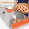BABYYER Metal Chicken Nesting Box, Wall Mount with Vented Coop Equipment for Hens, Ducks and Poultry, Easy Egg Collection and Assembly - Orange - 3 of 4
