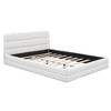 TIRAMISUBEST Queen Size Upholstered Platform Bed with Headboard, Modern Bed Frame with Wood Slats Support for Bedroom - 4 of 4