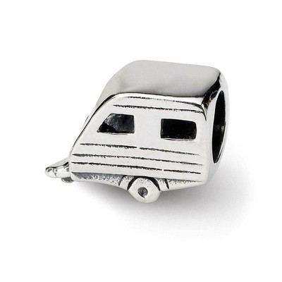 Black Bow Jewelry Sterling Silver Camper Bead Charm