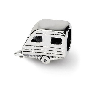 Black Bow Jewelry Sterling Silver Camper Bead Charm - 1 of 3