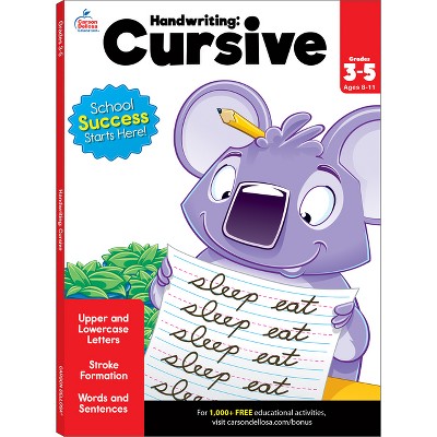 Traditional Handwriting: Beginning Cursive, Grades 2 - 5 - (paperback) :  Target