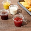 Juvale 500 Pack Disposable 1 Oz Portion Cups with Lids for Sample Tasting, Party Shots, Condiments, Sauces - 2 of 4