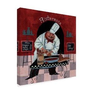 Trademark Fine Art -Gregg Degroat 'Chef Kitchen Menus' Canvas Art - 1 of 3