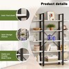 Kumasinova 5-Tier Corner Bookshelf,Freestanding Bookcase Storage Organizer for Living Room,Bedroom,Office,Kitchen,Bathroom - 4 of 4