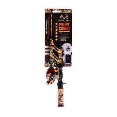 Real Tree Camo 30-Inch Light Action Fishing Rod with Micro Spincast Reel  and Spinner Bait