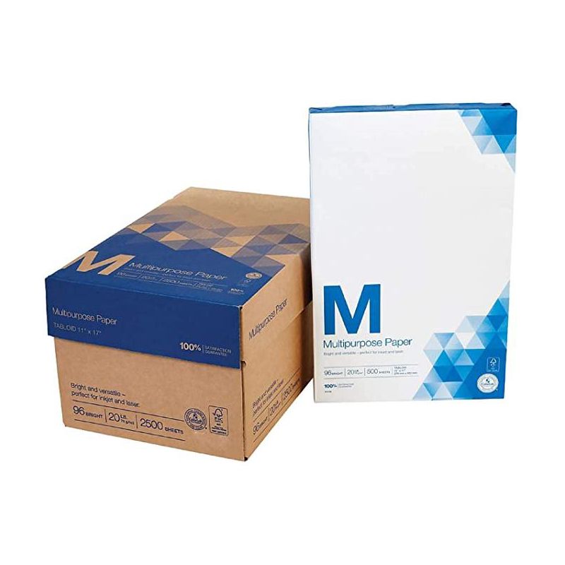 MyOfficeInnovations 11" x 17" Multipurpose Paper 20 lbs. 96 Brightness 500/RM 5 RM/CT 562782, 2 of 7