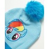 My Little Pony Girls Winter Hat, Gloves, and Gaiter 3 Piece Set, Kids 4-7 - 3 of 3