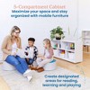 ECR4Kids 5-Compartment Mobile Storage Cabinet, 24in - 3 of 4
