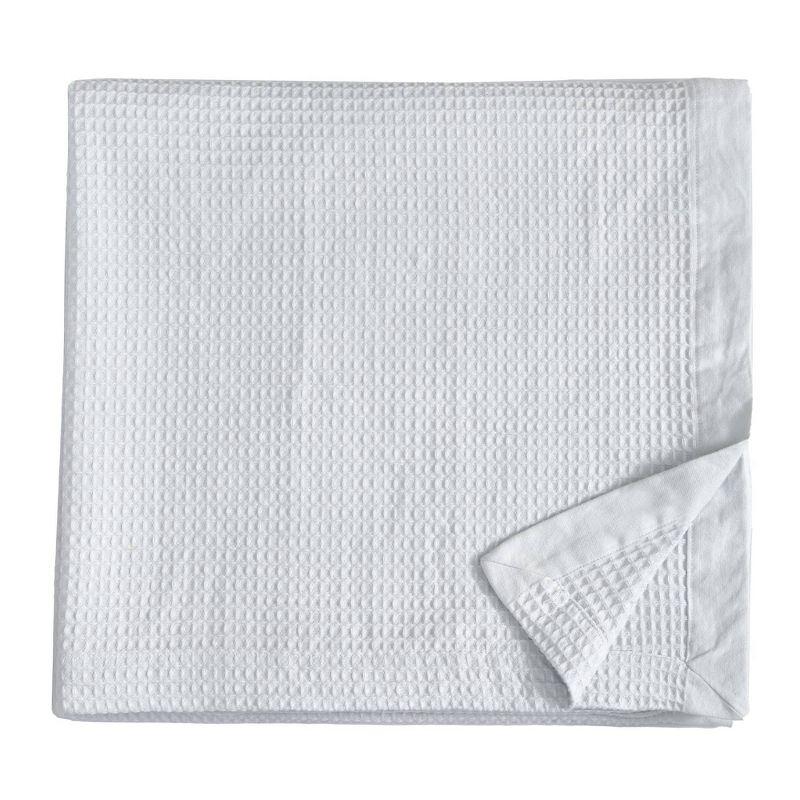 50"x60" Cotton Waffle Knit Throw Blanket - Isla Jade, 5 of 7