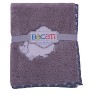 Bacati - Woodlands Grey with Grey Border Hedgehog Embroidered Baby Plush Blanket - 2 of 4