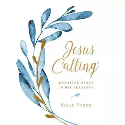 Jesus Calling : Enjoying Peace in His Presence -  Large Print by Sarah Young (Hardcover)