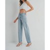 Women's Relaxed Straight Jeans - JUST BLACK DENIM - 3 of 4